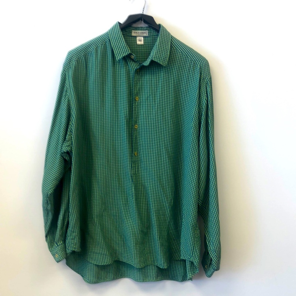 Giorgio Armani Le Collezioni Half Closed Shirt